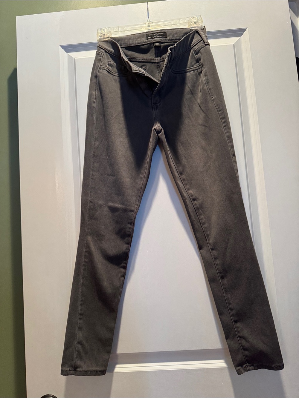 Banana Republic Straight Leg Jeans in Gray